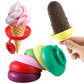 6Pcs No Drop Ice Cream Holders Popsicle Drip Catchers Popsicle Holders