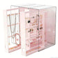 2-Tier Jewelry Organizer with Pull Out Drawer Earring Storage Box Display Case for Earrings Necklace Rings Studs