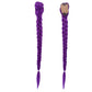 Long Purple Braided Ponytail Hair Extension