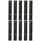 10Pcs Aquarium Thermometer Fish Tank Stickers Temperature Strip Dual Scale Stickers