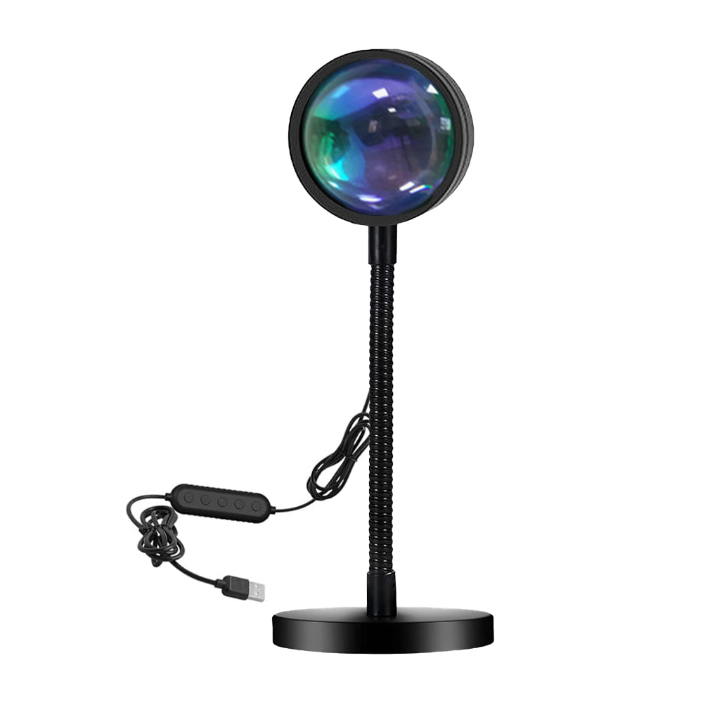 Sunset Lamp Projector with APP and Remote Control for Bedroom-RGB Soft Rod