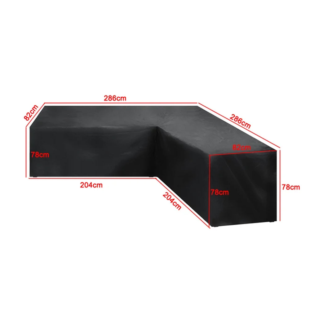 Waterproof L-Shape Outdoor Furniture Cover for Sectional Lounge Sets