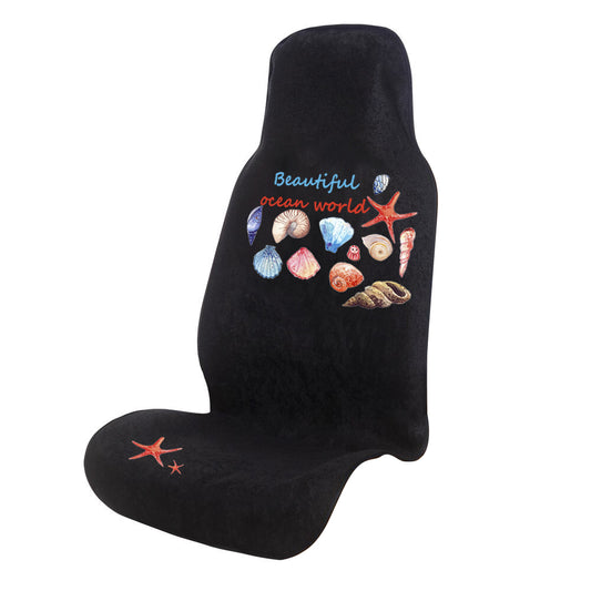 Car Front Seat Cover Sports Sweat Towel-Conch