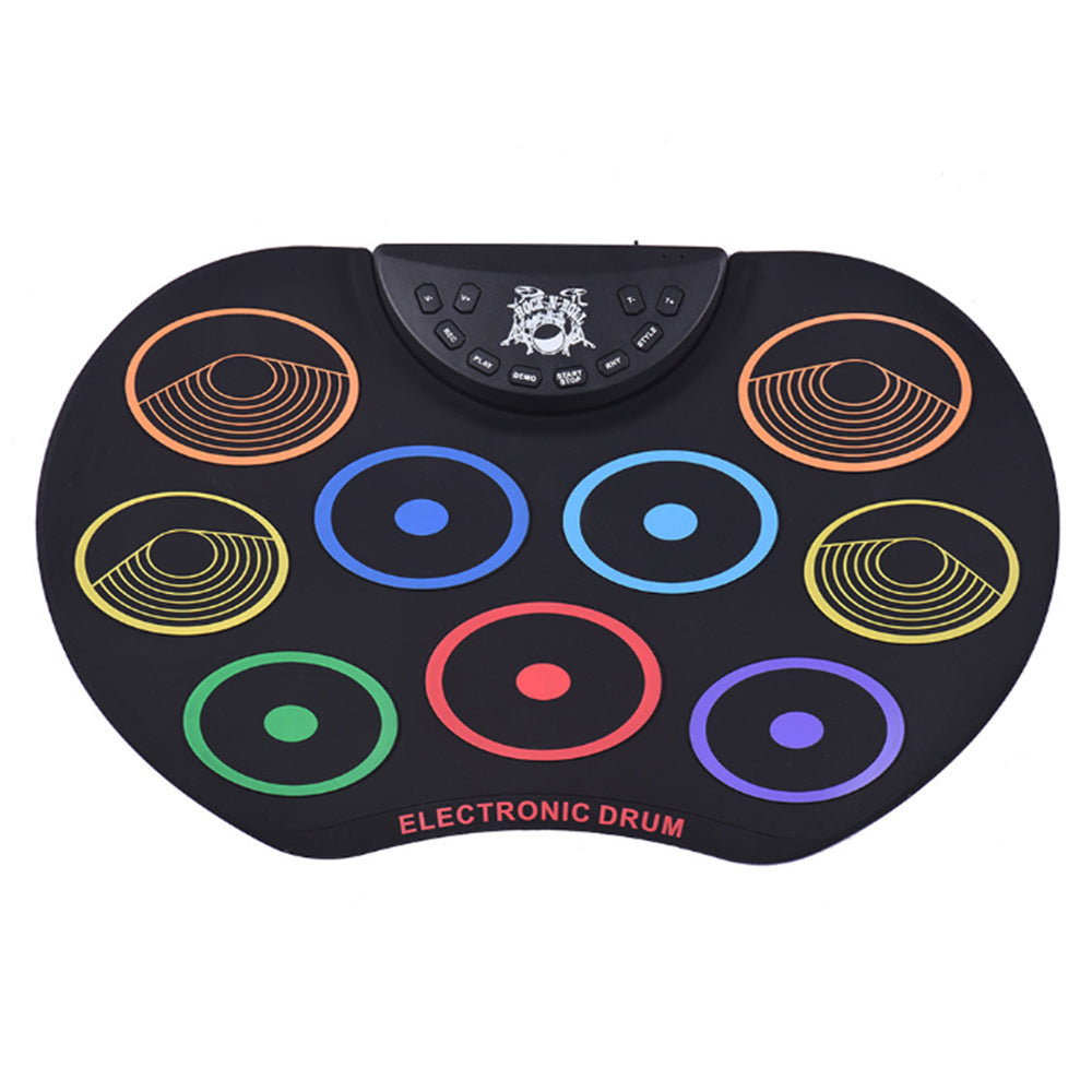 Portable Tabletop Roll-Up Electronic Drum Kit