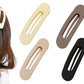 4 PCS Flat Claw Clips for Women Girls Large Lay Flat Hair Clips Strong Hold Non-Slip for Thick Thin Hair