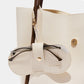 PU Leather Glasses Bag with Fleece Lining and Detachable Lanyard