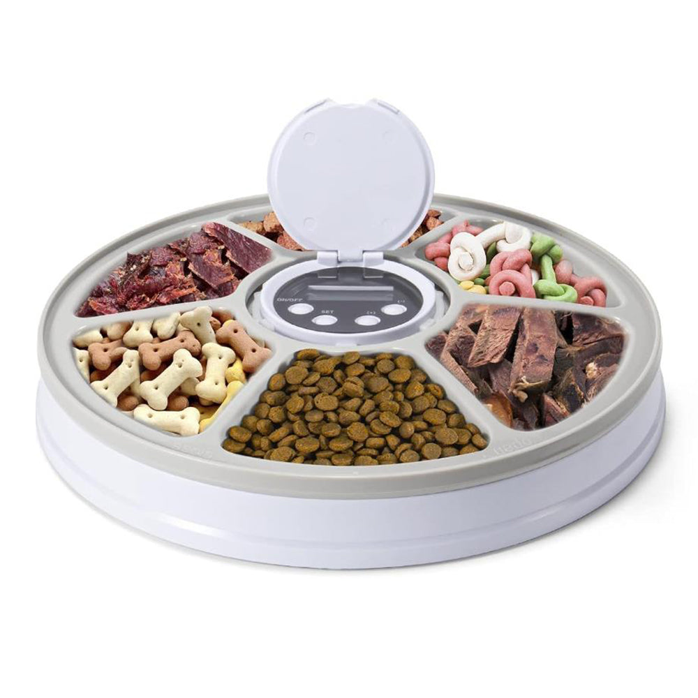 6 Meals Automatic Pet Feeder with Timer