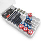 93 Slot Battery Organizer Case with Tester Storage Box for Home Use