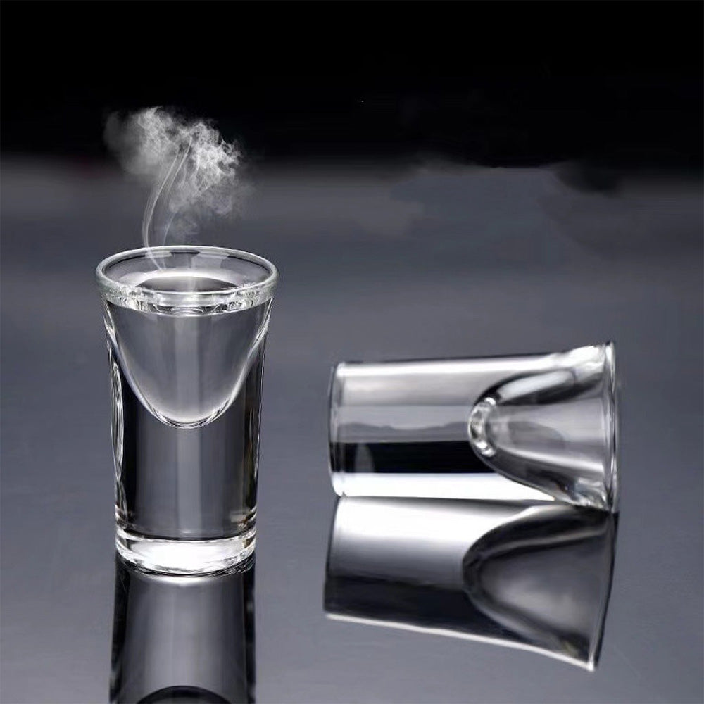 12 PCS Heavy Base Shot Glasses 30ml Thickened Glass Tumbler for Whiskey Vodka Tasting