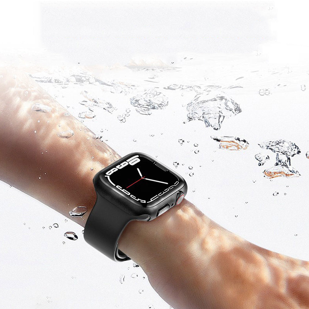 Waterproof Hard Case with Tempered Glass for Apple Watch Series 10 42mm 46mm