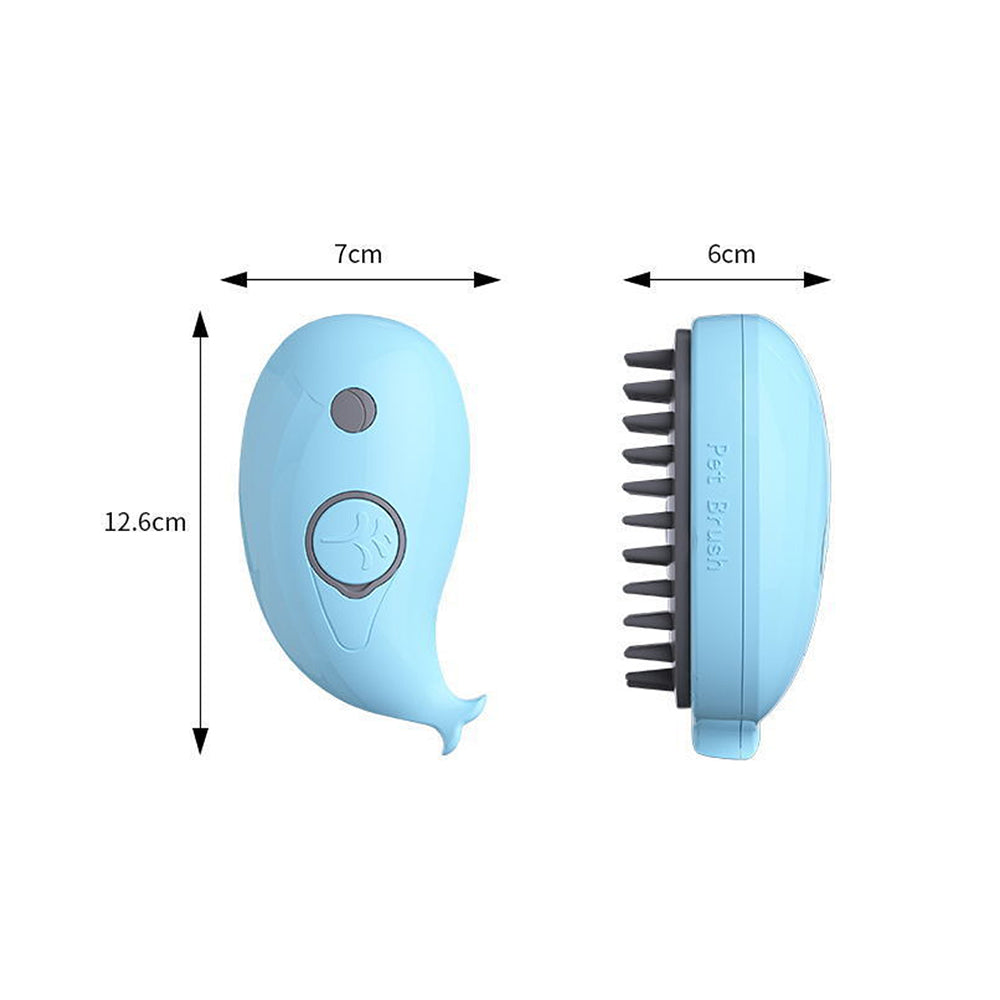 3 in 1 Spray Cat Brush Silicone Massage Grooming Brush