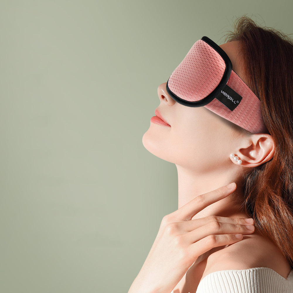 Travel Soft Memory Foam 3D Sleep Eye Mask with Earplugs
