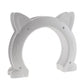 White Cat Ear Pet Door Frame for Interior Door
