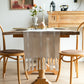 Vintage Farmhouse Woven Table Runner with Tassel for Dining Room Kitchen Reading Dresser