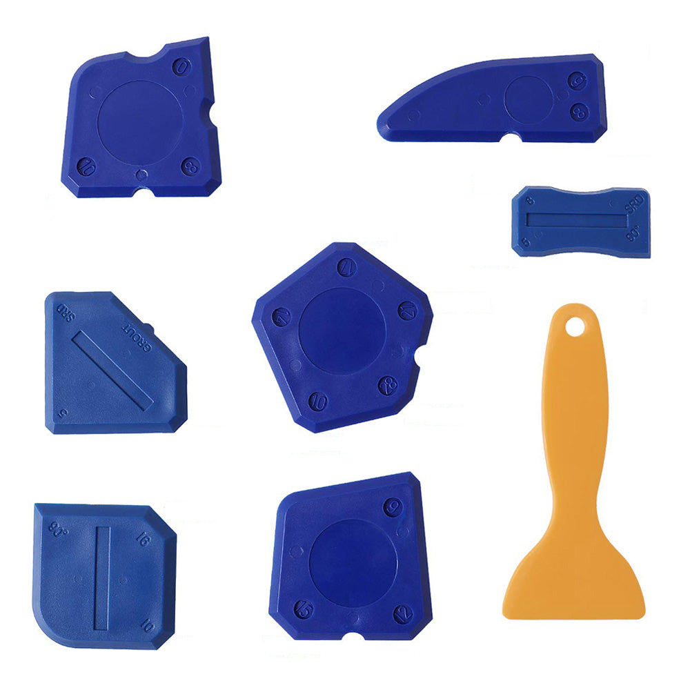 8 Piece Multi-Functional Caulk Finishing Tool Kit for Tile and Grout