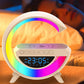 3 in 1 Night Light Bluetooth Speaker with USB Wireless Charger