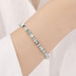 Gift for Women Moonstone Bracelet Amazonite Jasper Stainless Steel Bracelet