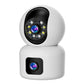 Dual Lens Smart Security Camera 2.4GHz WiFi HD Camera with Color Night Vision