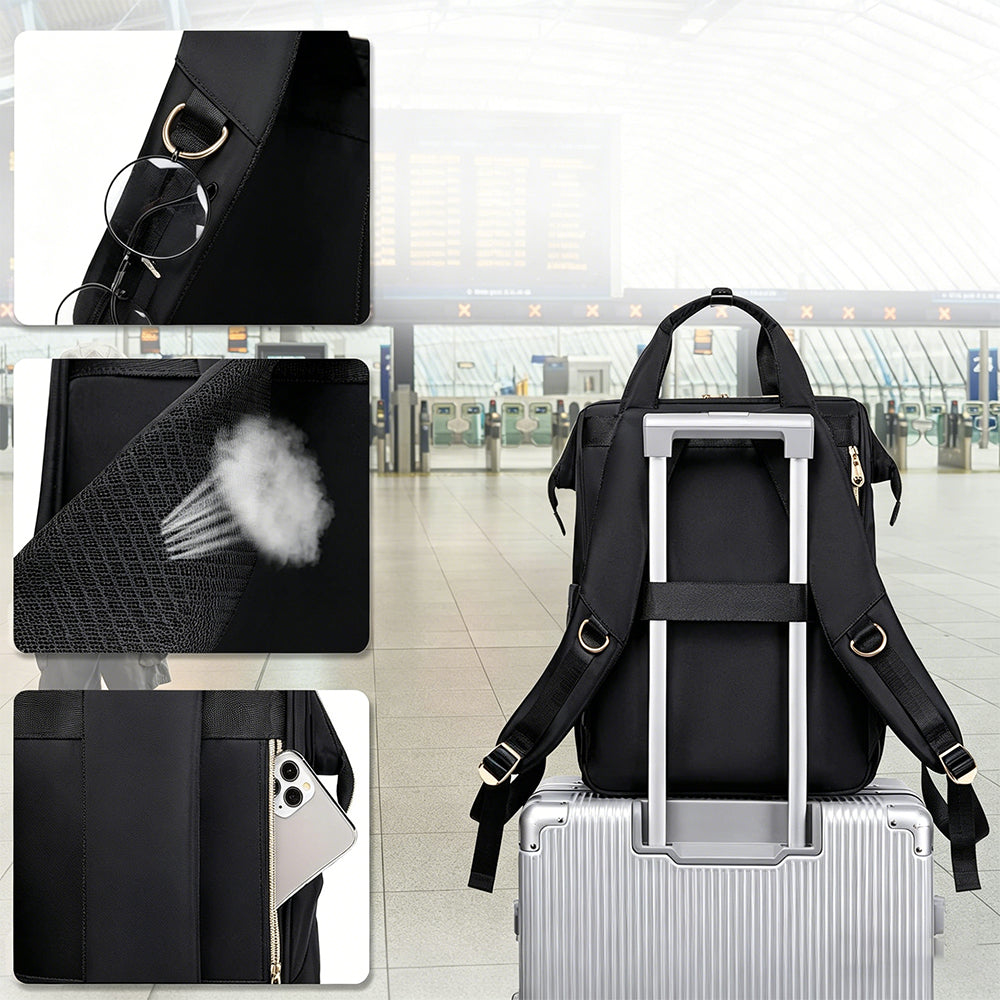 2-in-1 Lunch Backpack For Women Laptop Backpacks Travel Backpacks