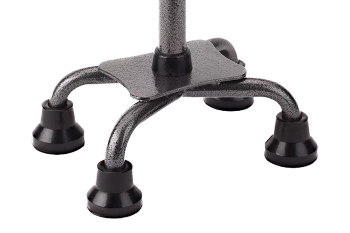 Adjustable Walking Cane With 4-Pronged Base Foldable Cane For Seniors