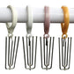 50Pcs 4 Prong Stainless Steel Pinch Pleat Curtain Hooks for Pleated Curtains