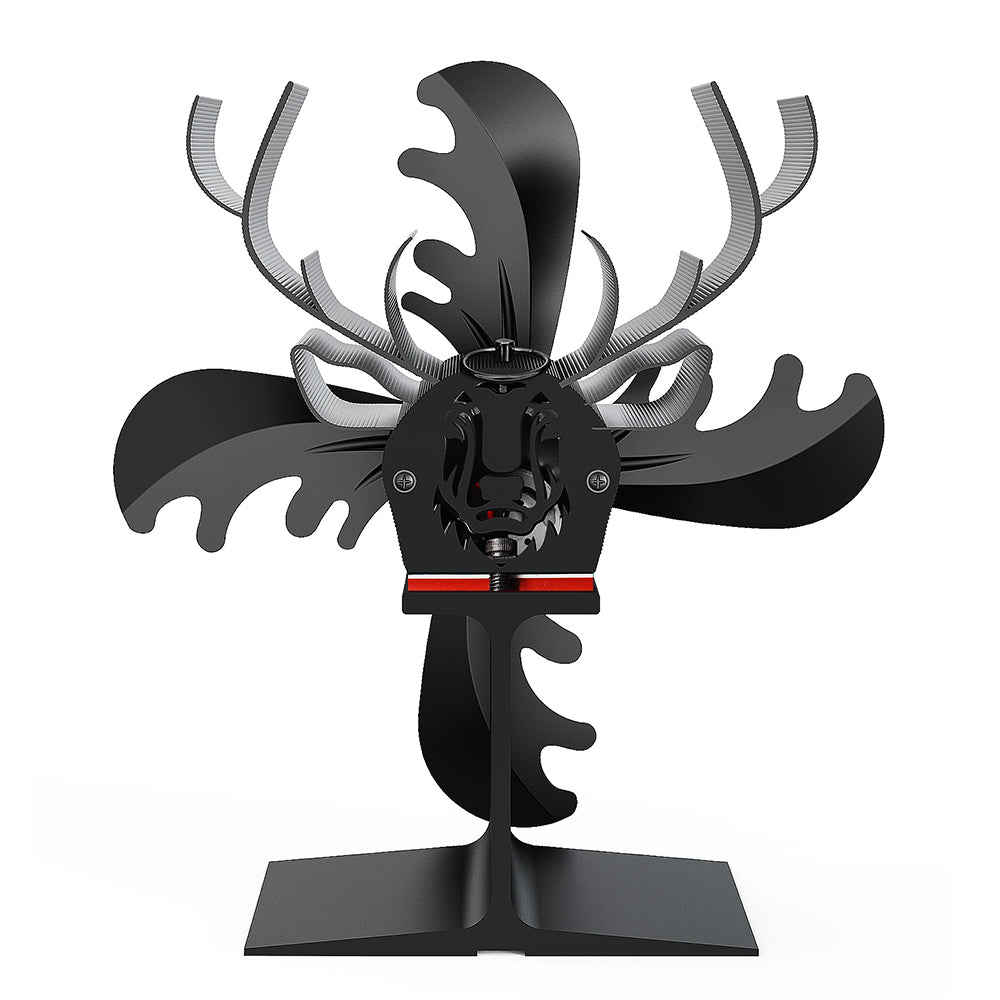 4 Blade Warmer Self-Powered Fireplace Stove Fan