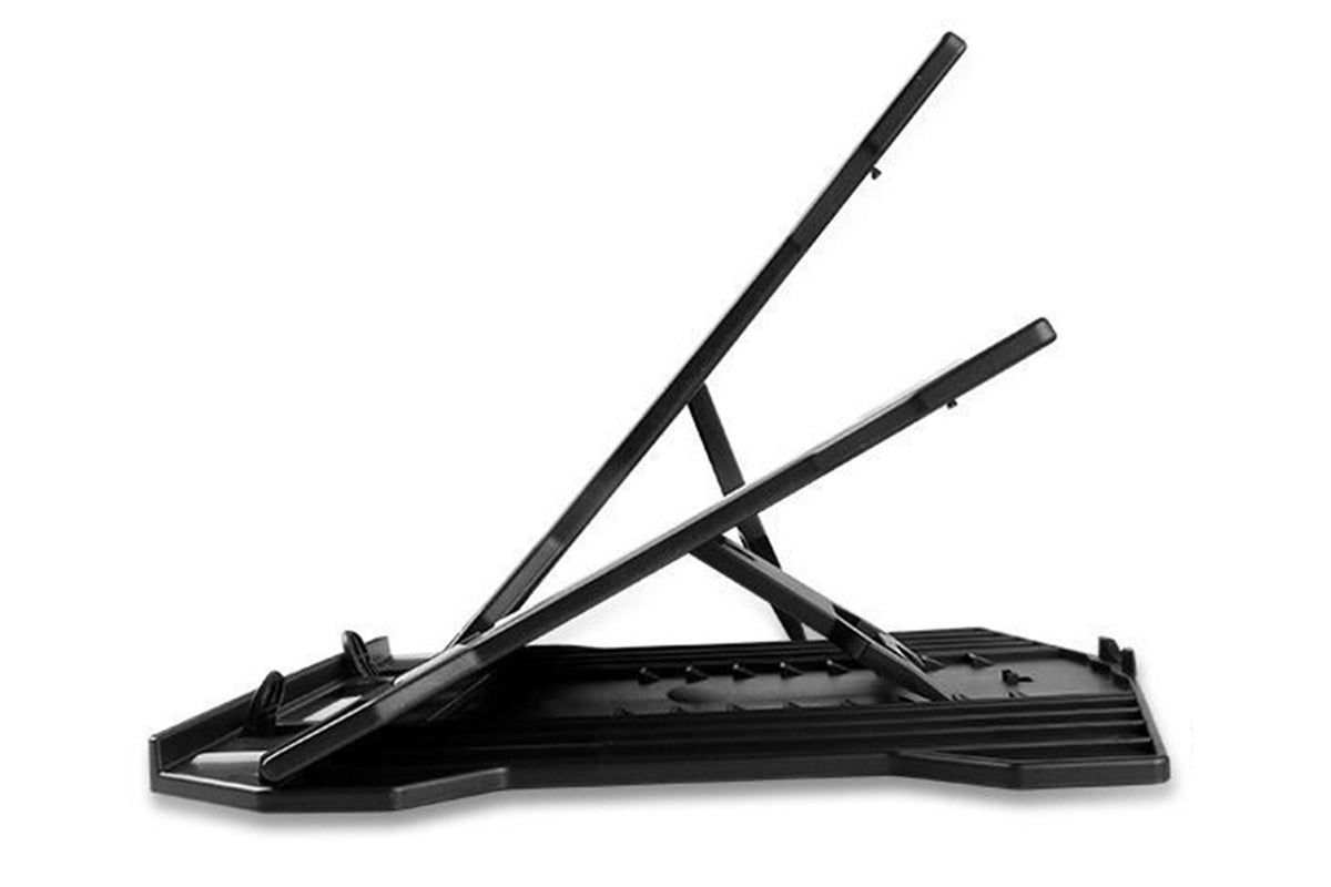 2 in 1 Adjustable Laptop Cooling Stand with Phone Stand Foldable Computer Holder