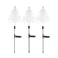 3Pcs Solar Fiber Optic Lights Christmas Trees Lights-Pentagram Christmas tree