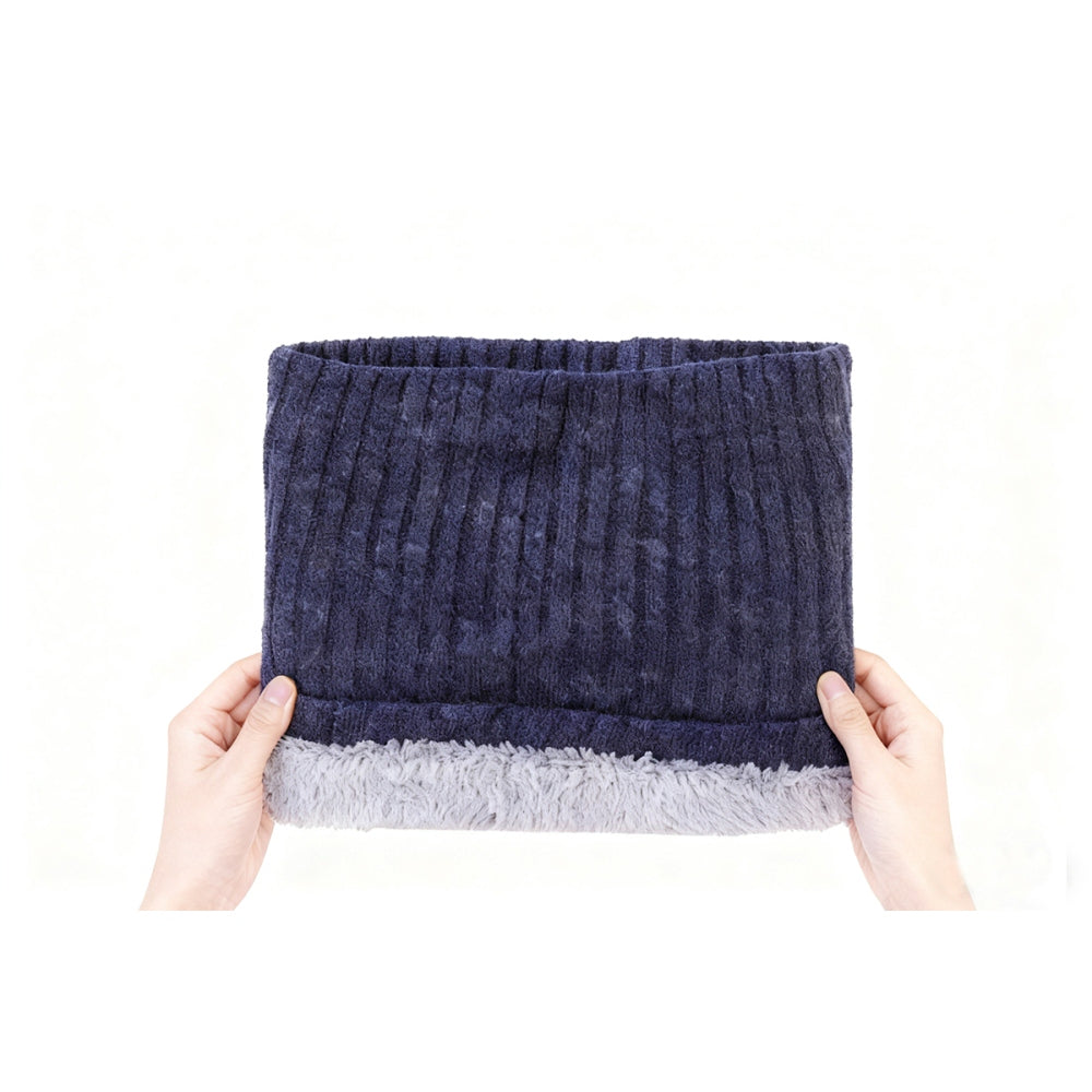 Winter Neckerchief Knitted Fleece Neck Warmer
