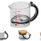 4-in-1 Adjustable Measuring Cup for Baking Cooking with Scraper Base