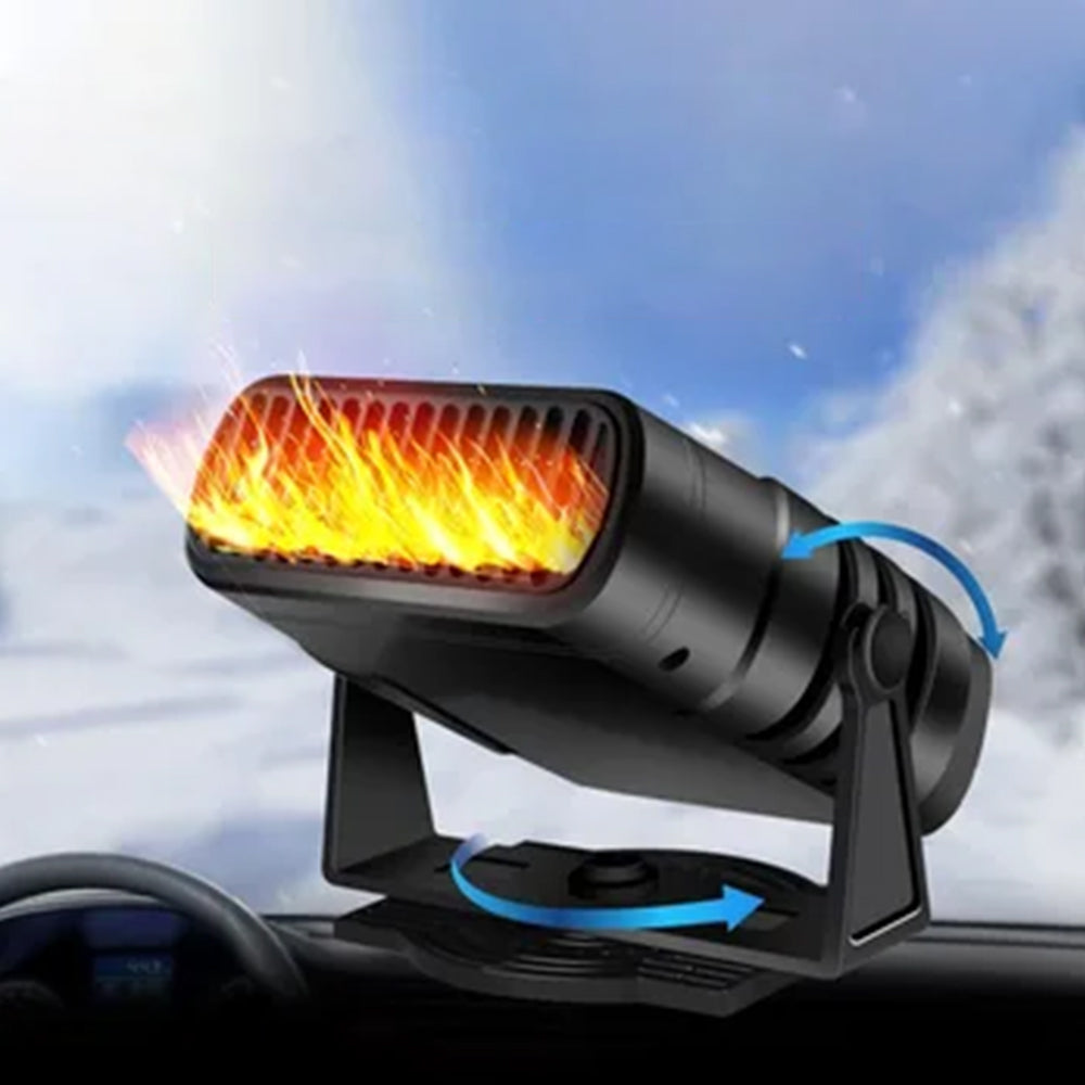 Adjustable Car Warmer Cool Fan Defogger Windscreen Defroster