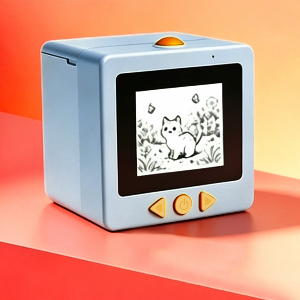 AI Voice Thermal Mini Inkless Sticker Printer with 24in Screen