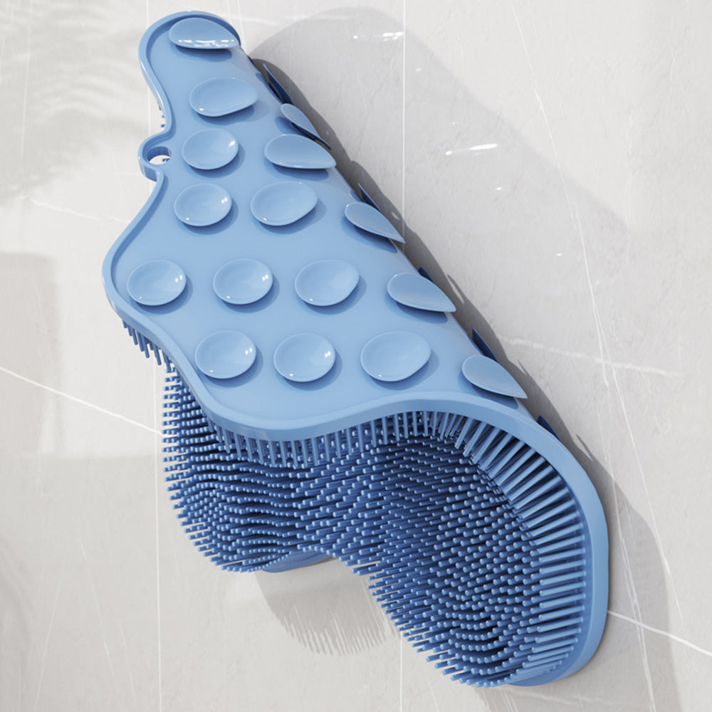 30x28cm Non Slip Suction Back and Foot Cleaning Mat for Showers