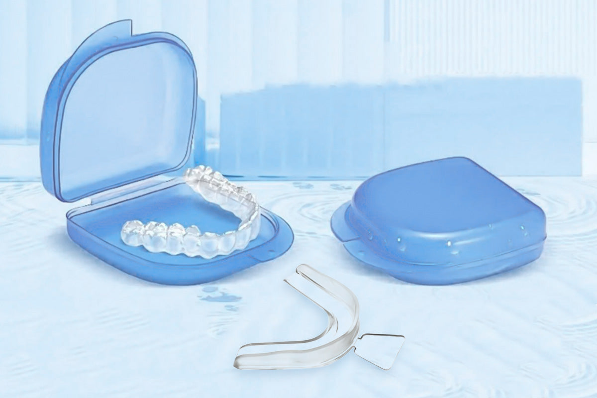 2PCS Anti Snore Sleep Devices Adjustable Mouth Guard