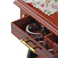 Retro Sewing Machine Music Box with Drawer Storage Desktop Decorative