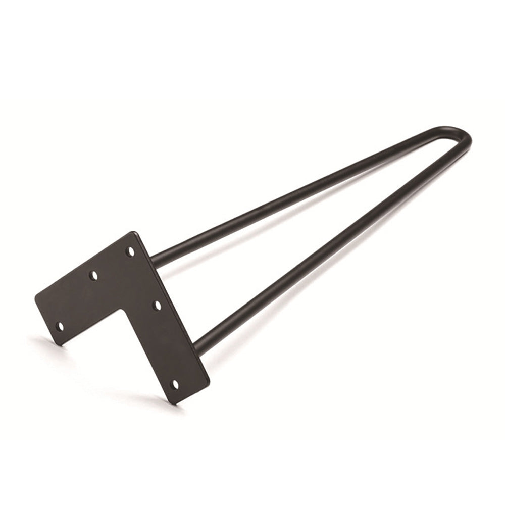 4Pcs Hairpin Furniture Table Legs with Rubber Feet