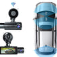 Dash Cam with WiFi Front Rear Interior Recording Night Vision