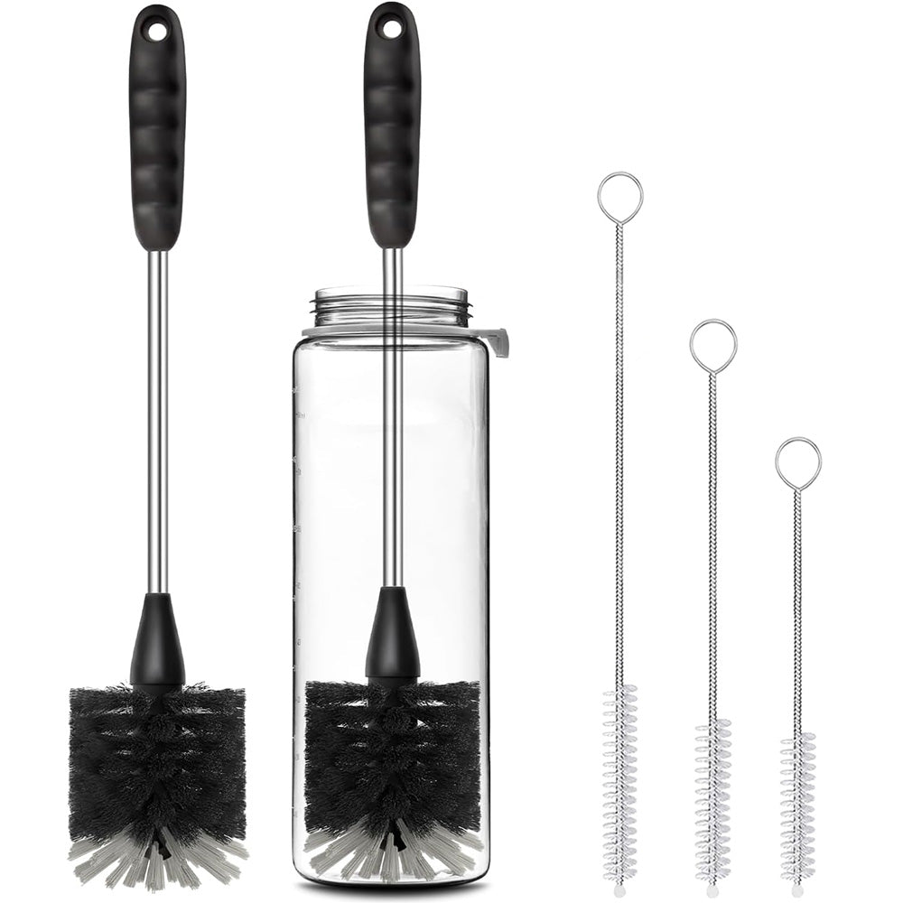 5PCS Bottle Brush Cleaner Set Long Handle Stainless Steel Cleaner Brush