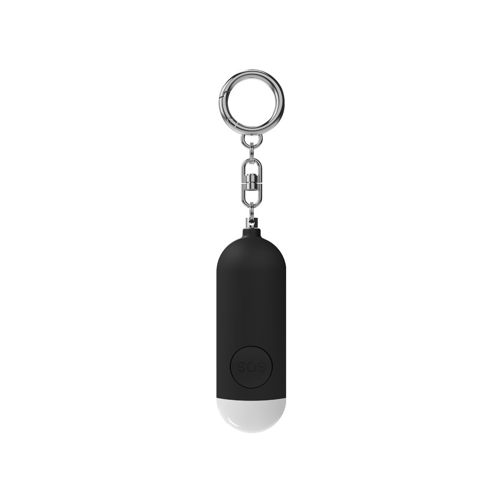 130dB Rechargeable Personal Alarm Keychain with LED Light