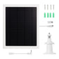 8W Solar Panel Charger Compatible with Ring Stick Up Cam Battery