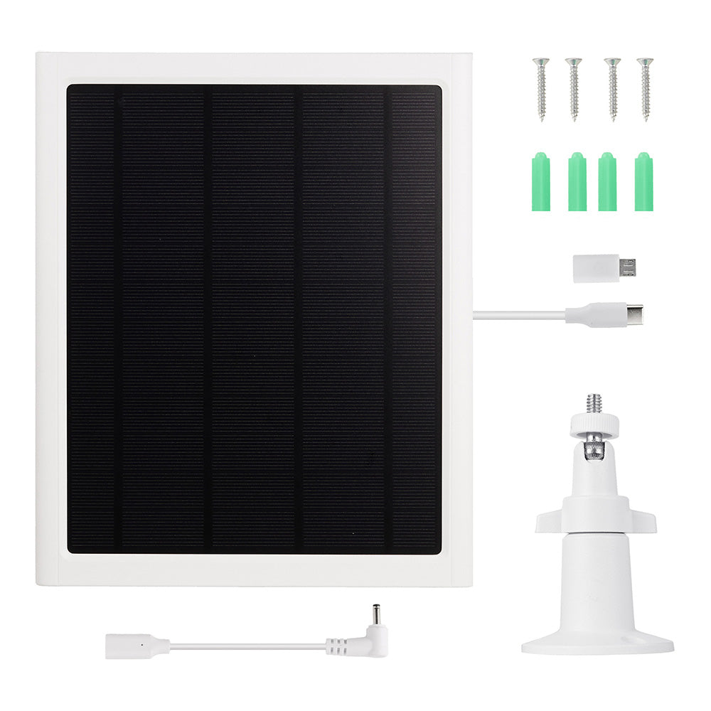 8W Solar Panel Charger Compatible with Ring Stick Up Cam Battery