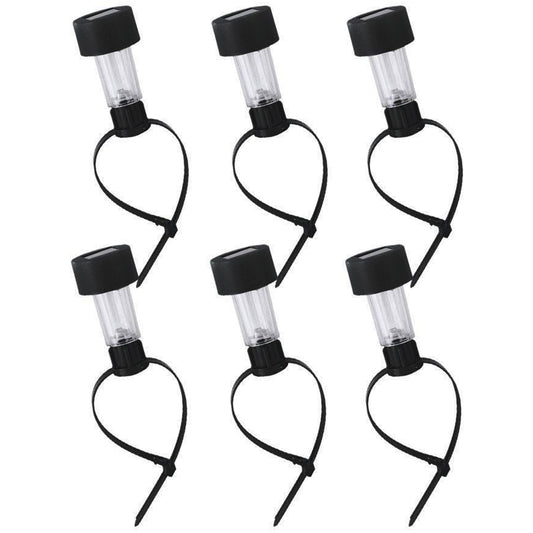 6 Pack Solar Water-Resistant Outdoor Swimming Pool Fence Light