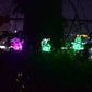 3Pcs Solar Christmas Snowman Light with RGB Color Changing