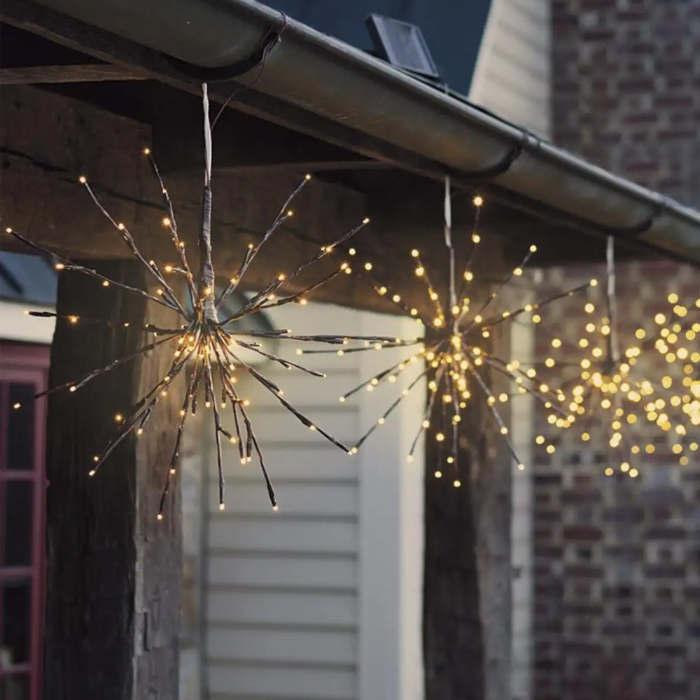 Lighted Branches Hanging Solar Twig Lights Starburst Solar LED Light