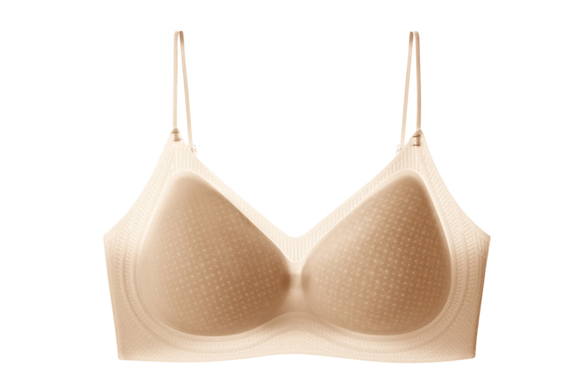 2 X Seamless Non Wired Bra Lightweight Breathable Push Up Bra