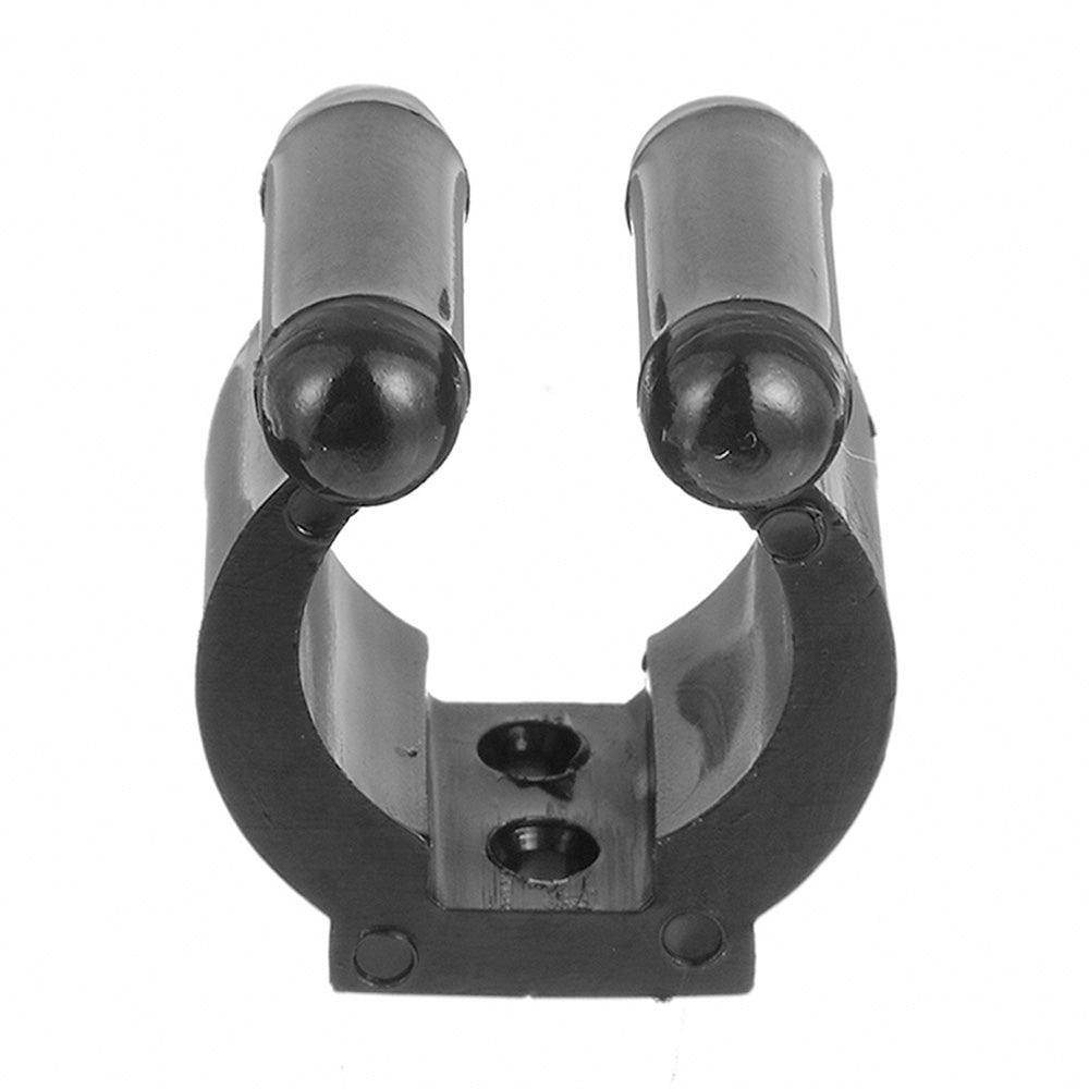 40 PCS Fishing Pole Rod Holder Clips Wall Mounted Rod Rack for Pool Cue
