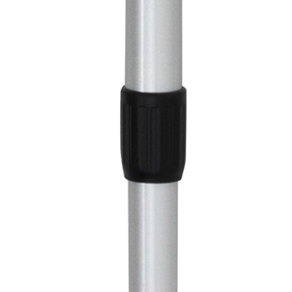 2 Pack Adjustable Aluminium Tarp Poles 09 to 23m Telescopic Camping