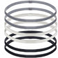 6 Pack Elastic Sports Headbands for Men and Women Running Fitness