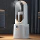 2 in 1 Leafless Desktop Humidifier Fan with Night Light for Office Bedroom