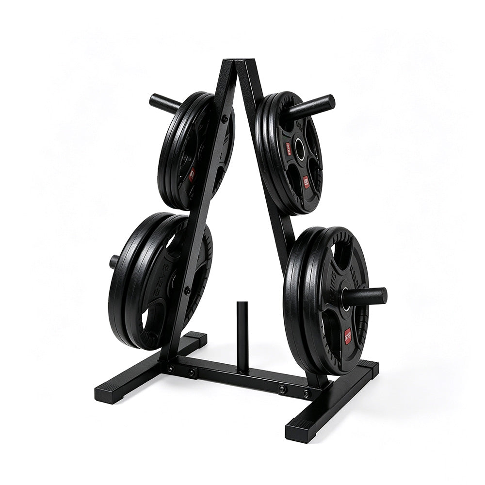 Weight Plate Rack for 1 Inch Plates Weight Tree for Home Gym